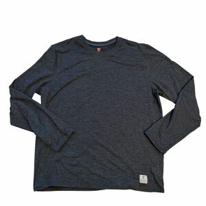 Rugged Elements Durable Utility Mens Size Large  Long Sleeve T-Shirt Dark Gray